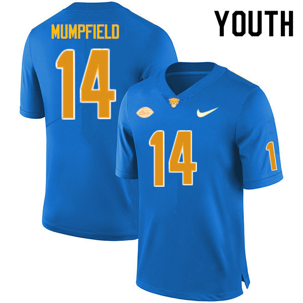 Youth #14 Konata Mumpfield Pitt Panthers College Football Jerseys Sale-Royal